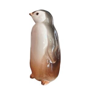 Vintage USSR Ceramic Penguin Figurine